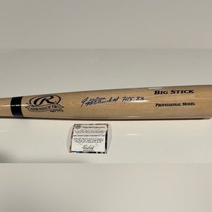 JUAN MARICHAL Signed Rawlings Pro Blonde Baseball Bat w/HOF'83 - (SCHWARTZ COA)